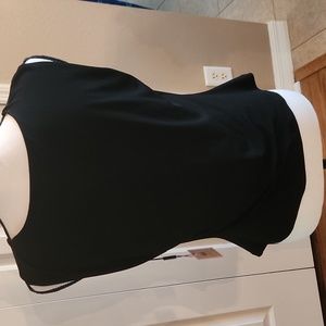 Calvin Klein,  NWT,  Women's Top,  Black, Size Medium,  Sleeveless